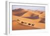 Morocco Camel Train, Berber with Dromedary Camels-null-Framed Photographic Print