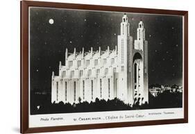 Morocco - Casablanca - Cathedral of the Sacred Heart-null-Framed Photographic Print