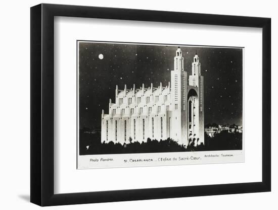 Morocco - Casablanca - Cathedral of the Sacred Heart-null-Framed Photographic Print