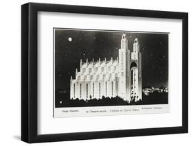 Morocco - Casablanca - Cathedral of the Sacred Heart-null-Framed Photographic Print