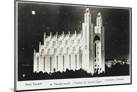 Morocco - Casablanca - Cathedral of the Sacred Heart-null-Mounted Photographic Print