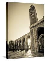 Morocco, Casablanca, Mosque of Hassan II-Michele Falzone-Stretched Canvas