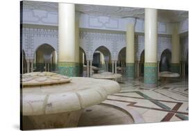 Morocco, Casablanca. the Great Mosque. the Ablutions Room-Michele Molinari-Stretched Canvas