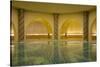 Morocco, Casablanca. the Great Mosque. the Ablutions Room-Michele Molinari-Stretched Canvas