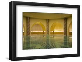 Morocco, Casablanca. the Great Mosque. the Ablutions Room-Michele Molinari-Framed Photographic Print