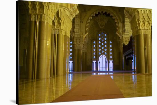 Morocco, Casablanca. the Great Mosque-Michele Molinari-Stretched Canvas