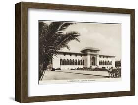 Morocco, Casablanca - the Palace of Justice-null-Framed Photographic Print