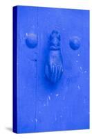 Morocco, Chaouen, Traditional Fatima Door Knocker-Emily Wilson-Stretched Canvas