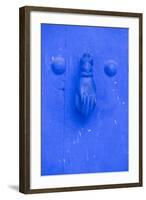 Morocco, Chaouen, Traditional Fatima Door Knocker-Emily Wilson-Framed Photographic Print