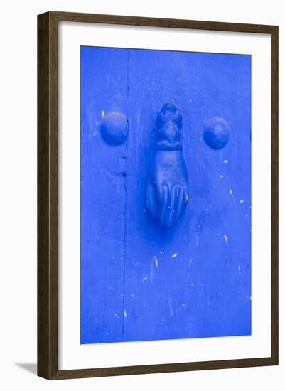 Morocco, Chaouen, Traditional Fatima Door Knocker-Emily Wilson-Framed Photographic Print