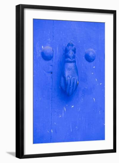 Morocco, Chaouen, Traditional Fatima Door Knocker-Emily Wilson-Framed Photographic Print