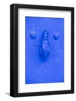 Morocco, Chaouen, Traditional Fatima Door Knocker-Emily Wilson-Framed Photographic Print