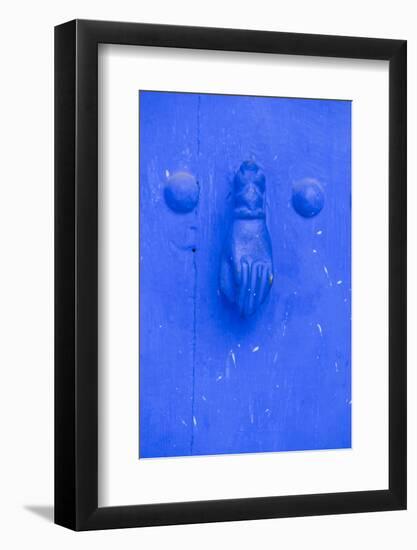 Morocco, Chaouen, Traditional Fatima Door Knocker-Emily Wilson-Framed Photographic Print