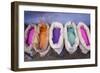 Morocco, Chechaouen, Powders or Dyes on Historical Village Street-Emily Wilson-Framed Photographic Print