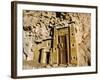 Morocco Dades Gorge Miniature Kasbah Cut into Rock Face-Christian Kober-Framed Photographic Print