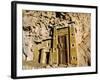 Morocco Dades Gorge Miniature Kasbah Cut into Rock Face-Christian Kober-Framed Photographic Print