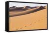 Morocco, Erg Chegaga Is a Saharan Sand Dune-Emily Wilson-Framed Stretched Canvas