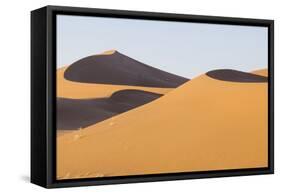 Morocco, Erg Chegaga, Souss-Massa-Draa Area, Saharan Sand Dunes-Emily Wilson-Framed Stretched Canvas