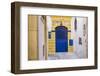 Morocco, Essaouira. Blue Recessed Door-Emily Wilson-Framed Photographic Print