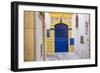 Morocco, Essaouira. Blue Recessed Door-Emily Wilson-Framed Photographic Print