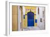 Morocco, Essaouira. Blue Recessed Door-Emily Wilson-Framed Photographic Print