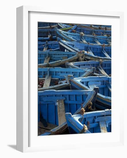 Morocco, Essaouira; the Traditional Fishing Port-Mark Hannaford-Framed Photographic Print