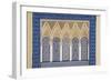 Morocco, Fes. a Detail of an Ornate Wall of the King's Palace-Brenda Tharp-Framed Photographic Print