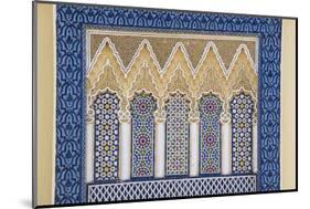 Morocco, Fes. a Detail of an Ornate Wall of the King's Palace-Brenda Tharp-Mounted Photographic Print