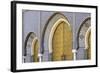 Morocco, Fes. a Detail of the King's Palace Doors-Brenda Tharp-Framed Photographic Print