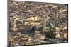 Morocco, Fes. Detail of the city from above at the Tombs du Merenides.-Brenda Tharp-Mounted Photographic Print