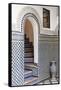 Morocco, Fes. Interior Detail of a Restored Riad-Brenda Tharp-Framed Stretched Canvas