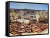 Morocco, Fes, Medina (Old Town), Traditional Old Tanneries-Michele Falzone-Framed Stretched Canvas