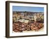Morocco, Fes, Medina (Old Town), Traditional Old Tanneries-Michele Falzone-Framed Premium Photographic Print