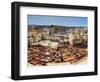 Morocco, Fes, Medina (Old Town), Traditional Old Tanneries-Michele Falzone-Framed Photographic Print