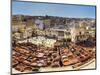 Morocco, Fes, Medina (Old Town), Traditional Old Tanneries-Michele Falzone-Mounted Photographic Print