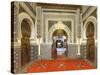 Morocco, Fes, Medina (Old Town), Zaouia Moulay Idriss Ii Mausoleum-Michele Falzone-Stretched Canvas