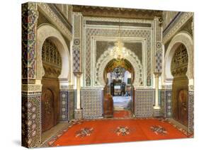 Morocco, Fes, Medina (Old Town), Zaouia Moulay Idriss Ii Mausoleum-Michele Falzone-Stretched Canvas