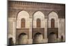 Morocco, Fes. the Ornate Interior of a Mosque Showing Cut Wood and Plaster Decoration-Brenda Tharp-Mounted Photographic Print