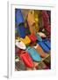 Morocco Fez Colorful Arab Shoes for Sale in Store on Rack-Bill Bachmann-Framed Premium Photographic Print