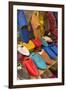 Morocco Fez Colorful Arab Shoes for Sale in Store on Rack-Bill Bachmann-Framed Premium Photographic Print