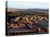 Morocco, General View Overlooking Tinerhir at Sunset, 1970s-null-Stretched Canvas