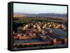 Morocco, General View Overlooking Tinerhir at Sunset, 1970s-null-Framed Stretched Canvas