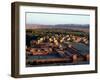 Morocco, General View Overlooking Tinerhir at Sunset, 1970s-null-Framed Photographic Print