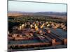 Morocco, General View Overlooking Tinerhir at Sunset, 1970s-null-Mounted Photographic Print