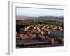 Morocco, General View Overlooking Tinerhir at Sunset, 1970s-null-Framed Photographic Print