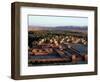 Morocco, General View Overlooking Tinerhir at Sunset, 1970s-null-Framed Photographic Print