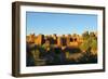 Morocco, Kasbah Ait Ben Addou. Kasbah Surrounded by an Oasis-Michele Molinari-Framed Photographic Print