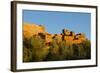 Morocco, Kasbah Ait Ben Addou. the Kasbah Is Surrounded by an Oasis-Michele Molinari-Framed Photographic Print