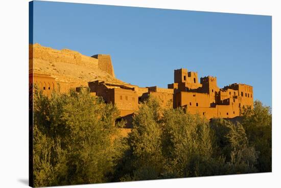 Morocco, Kasbah Ait Ben Addou. the Kasbah Is Surrounded by an Oasis-Michele Molinari-Stretched Canvas