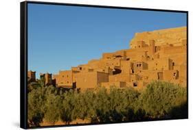 Morocco, Kasbah Ait Ben Addou. the Kasbah Is Surrounded by an Oasis-Michele Molinari-Framed Stretched Canvas